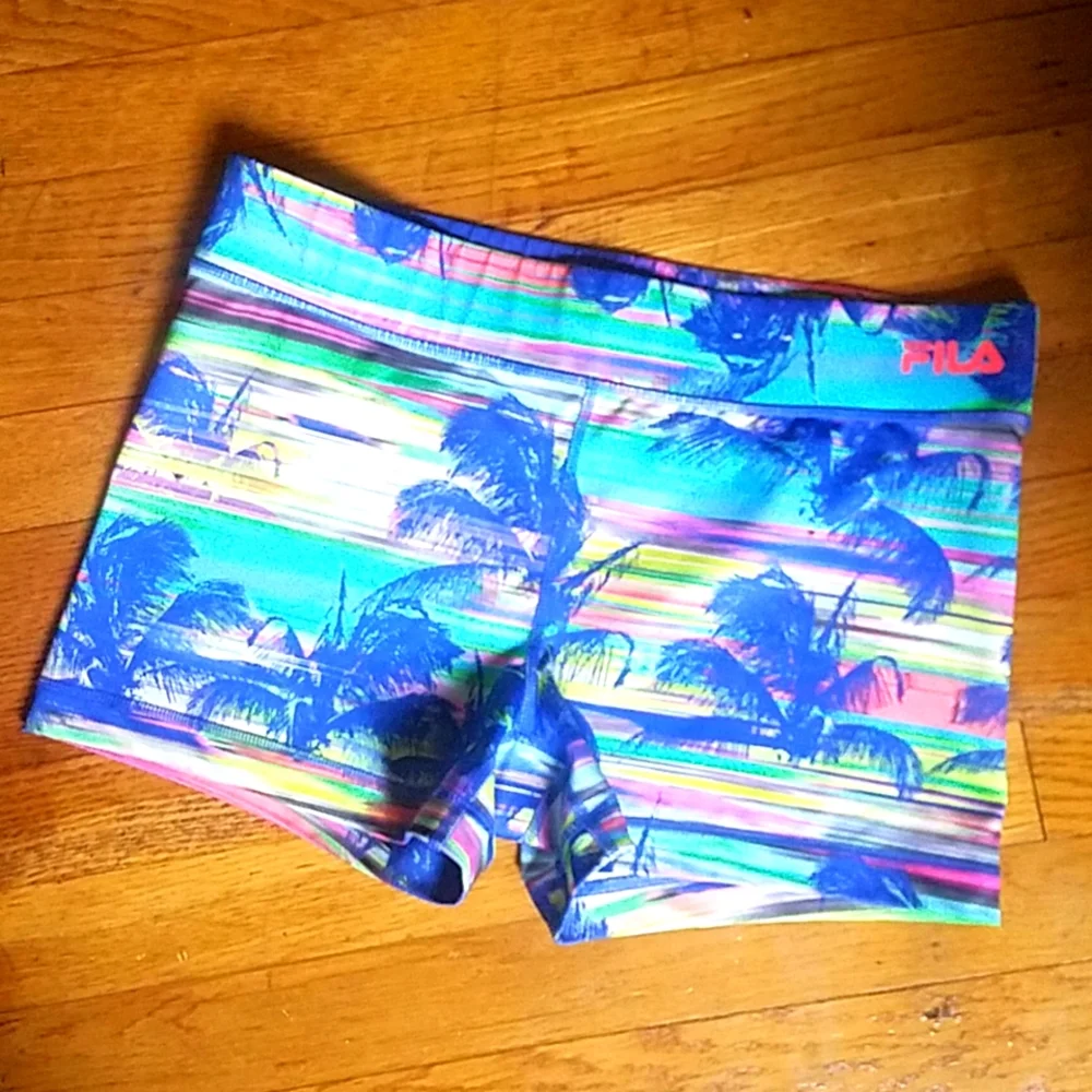 Fila sport tropical running shorts size large - Picture 1 of 6